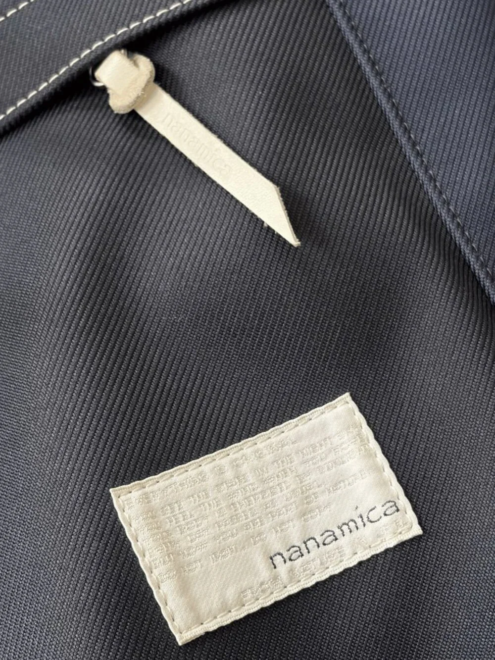 Nanamica SUKF224 Cordura 2-Way Briefcase Shoulder Bag Navy Made in Japan